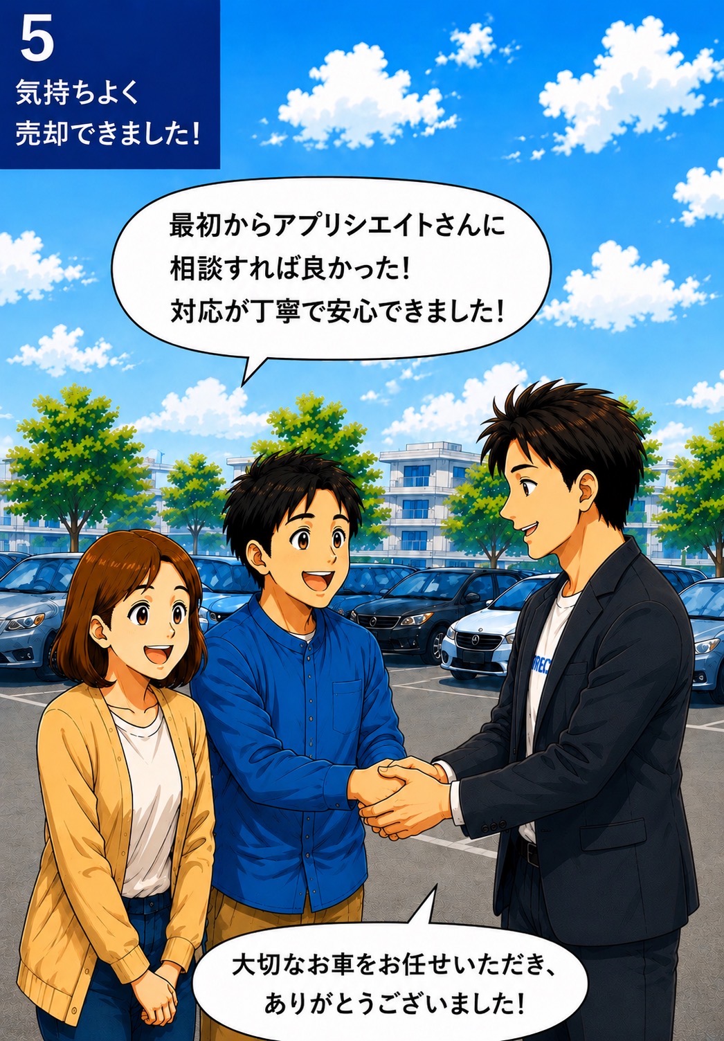 気持ちよく売却できました！